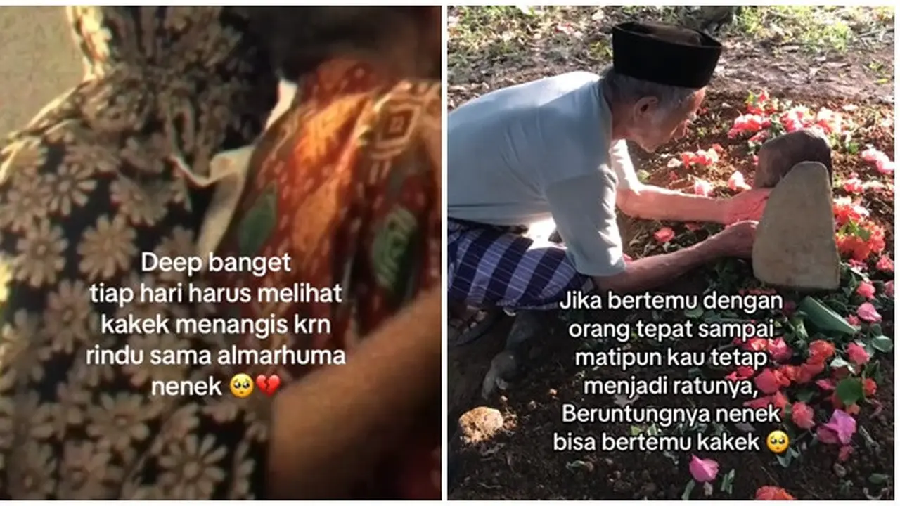 Momen Haru Kakek Menangis Rindu Sang Istri, Ditinggal Usai 73 Tahun Bersama