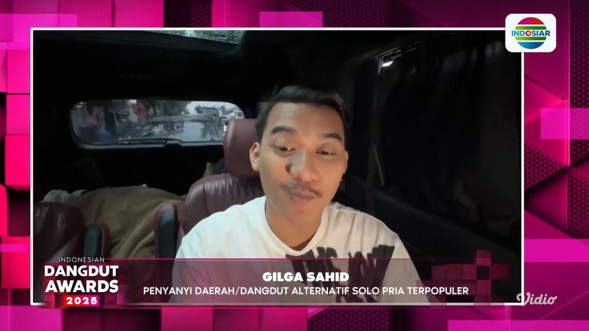 Gilga Sahid Raih Penghargaan Penyanyi Daerah/Dangdut Alternatif Solo Pria Terpopuler di IDA 2025