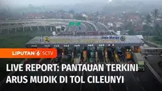 Masih akan ajak Anda memantau ke sejumlah titik lain, bagaimana pantauan arus mudik di kawasan Cileunyi, Kabupaten Bandung dan juga Cirebon, Jawa Barat. Sudah ada rekan kami Yuliana Fonataba dan Mehdi. Kita lihat pantauan di Cileunyi.