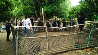 Lokasi sabung ayam di Kabupaten Sidenreng Rappang (Sidrap), Sulsel. (Liputan6.com/Eka Hakim)