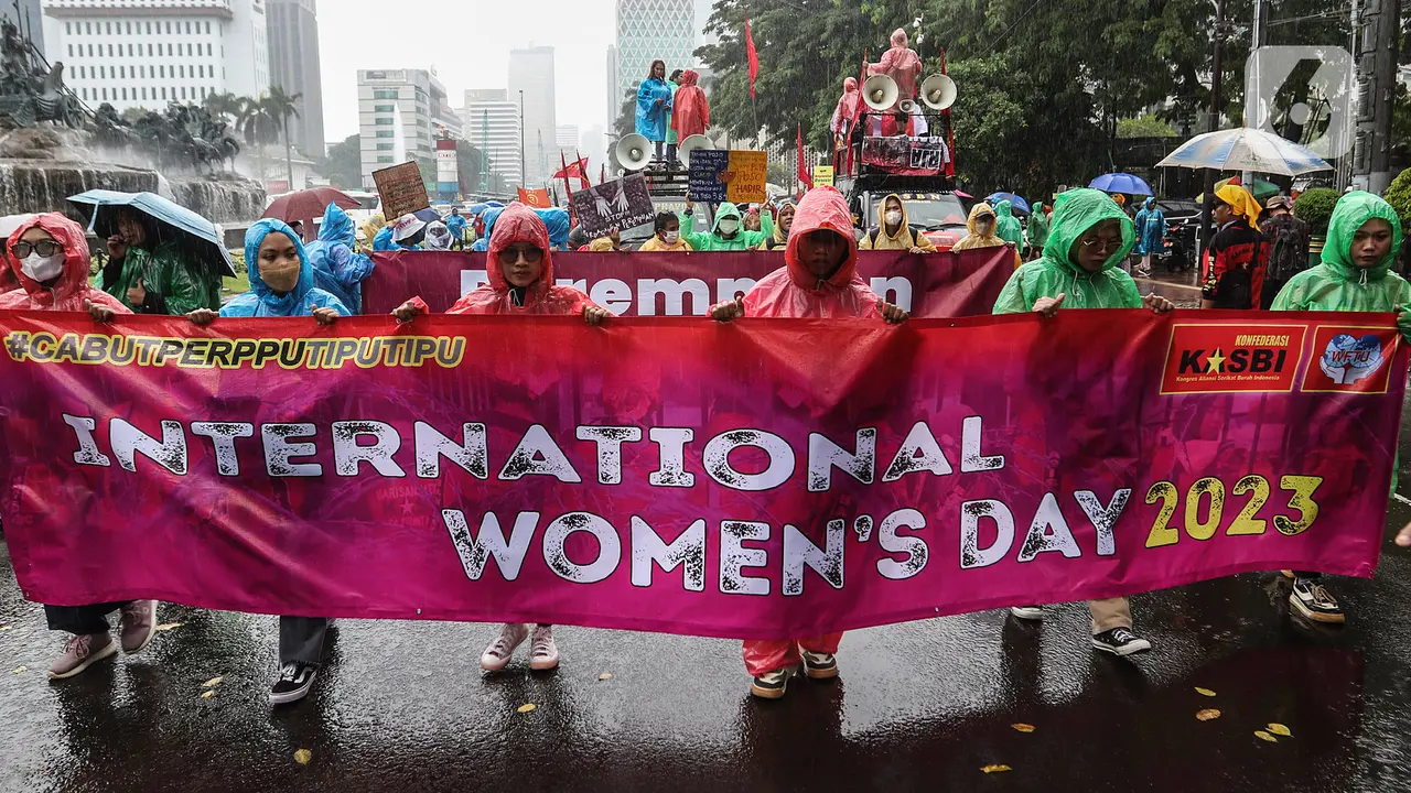 Hari Perempuan Internasional, Massa Serukan Lawan Penindasan hingga Tolak Perkawinan Anak