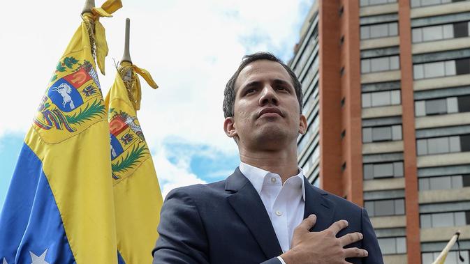Pemimpin oposisi Venezuela, Juan Guaido (AFP/Federico Parra)