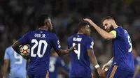 Cetak Brace ke Gawang Man City, Karim Benzema Lebih Subur Ketimbang Lionel Messi