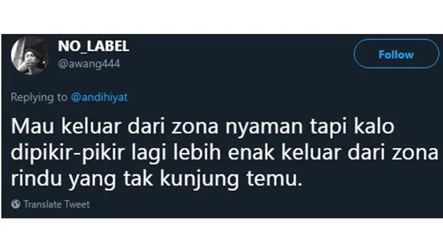 6 Curhatan Netizen Ingin Keluar dari Zona Nyaman Ini Ujungnya Bikin Ngakak