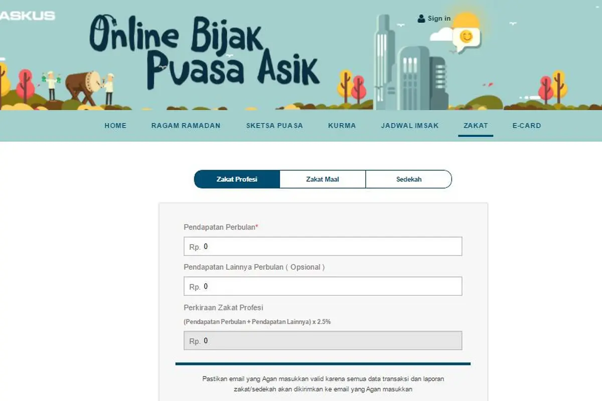 Zakat online Kaskus