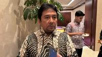 Ketua Umum Perhimpunan Hotel dan Restoran Indonesia (PHRI), Hariyadi B. Sukamdani di Raffles Hotel, Jakarta Selatan, Selasa (10/12/2024). (Tira/Liputan6.com)