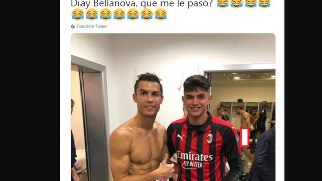 Bek Juventus, Giorgio Chiellini telanjang di ruang ganti