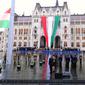 Ilustrasi bendera Hungaria (AFP)