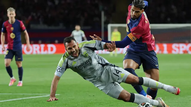 Redam Benfica, Barcelona Lolos ke Perempat Final