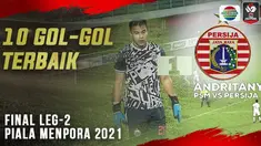Berita video 10 gol spektakuler di Piala Menpora 2021, salah satunya gol cantik Ezra Walian.