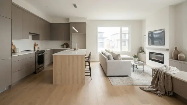 Ide Desain Dapur dan Ruang Tamu Menyatu untuk Rumah Modern