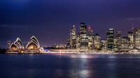Ilustrasi Sydney malam hari (iStock)