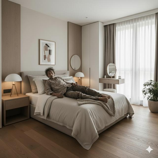 Cara Bikin Foto Prank Bapak-bapak Gelandangan Masuk Rumah