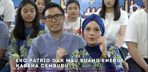 Eko Patrio dan istrinya, Viona Rosalina saling percaya agar selalu kompak.
