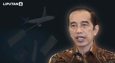 Banner Infografis Harga Tiket Pesawat Mahal, Perintah Jokowi, Tantangan, Pemicu dan Taktik