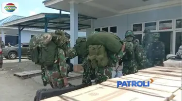 Anggota Polri dan TNI diterjunkan untuk evakuasi korban penembakan kelompok kriminal bersenjata di papua.
