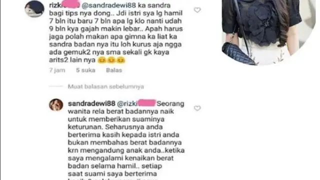 Sandra Dewi (Foto: Instagram/@makrumpita)