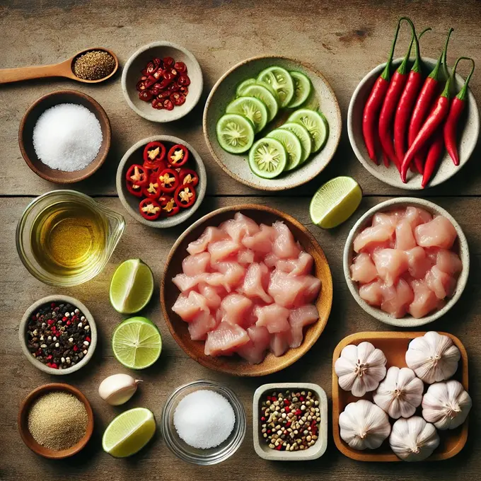 Bahan-Bahan Ayam Taichan Tanpa Ditusuk