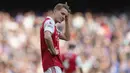 <p>Tempo pertandingan sedikit menurun memasuki 10 menit akhir babak pertama. Brighton memang tidak membawa bola, tapi mereka tampak percaya diri menghadapi dominasi Arsenal. (AP Photo/Kirsty Wigglesworth)</p>