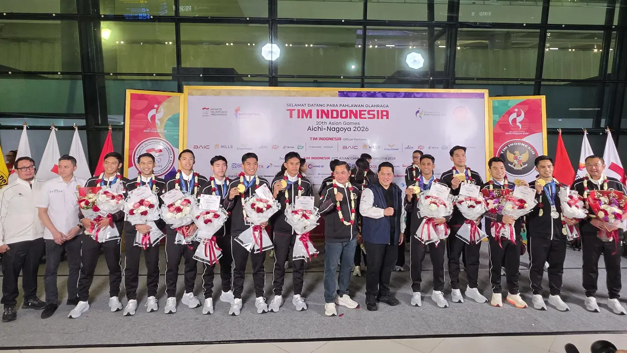 Tim bulu tangkis Indonesia di Asian Games 2026 kembali ke tanah air