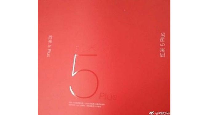 Tampilan boks Xiaomi Redmi 5 Plus (Foto: GSM Arena)