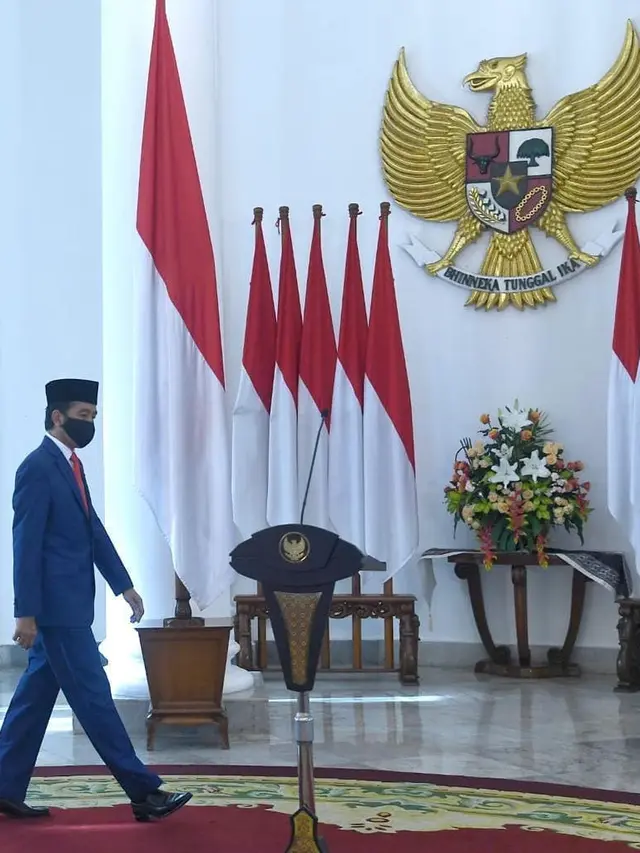 Jokowi Optimis Indonesia Menang COVID-19 di Upacara Virtual Hari Pancasila Virtual