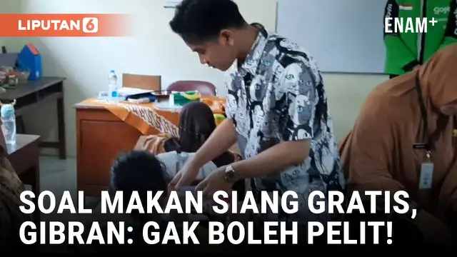 Kembali Bantah Makan Bergizi Gratis Rp7.500, Gibran Janji Tidak akan Pelit