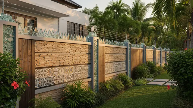 Model Pagar Beton Bertulang Anti Maling yang Super Kuat untuk Area Perumahan