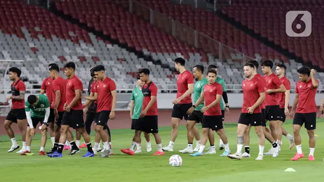 Latihan Timnas Indonesia