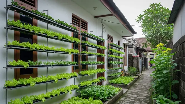 Desain Kebun Rumah di Gang Sempit Tapi Tetap Hijau