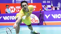 Tunggal putra Indonesia, Jonatan Christie, melaju ke semifinal Korea Terbuka 2018, Jumat (28/9/2018). (PBSI)