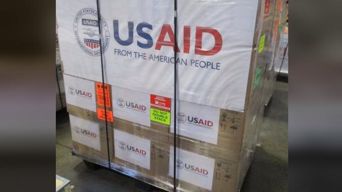 Ventilator dari Amerika Serikat untuk Indonesia. Dok: Facebook USAID