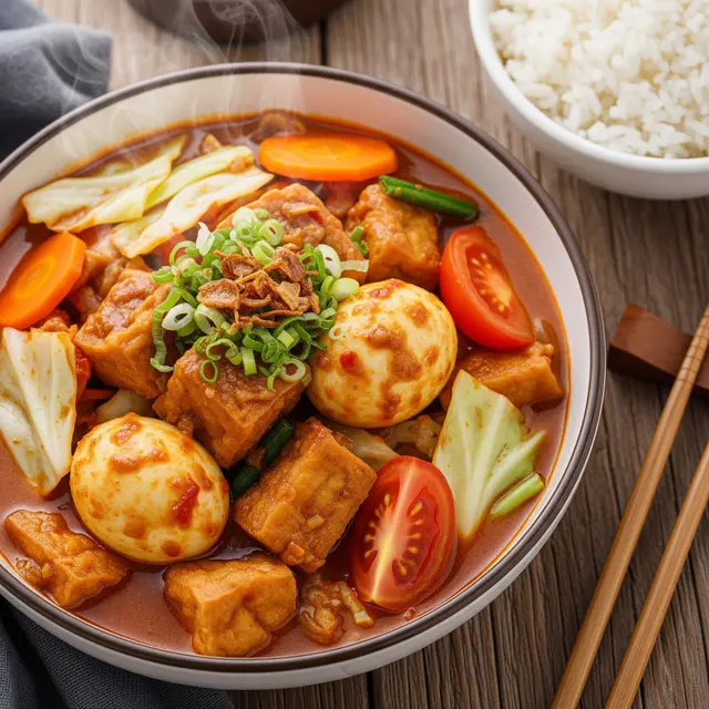 Resep Tongseng Telur dan Tahu (AI Generated)