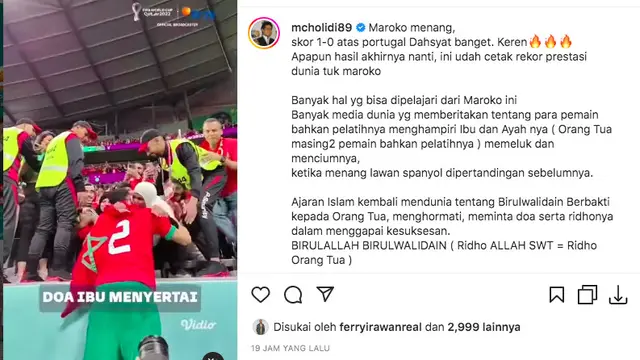 Maroko Lolos ke Semifinal Piala Dunia 2022, Teuku Wisnu Hingga Cholidi Asadil Alam Ungkap Rasa Syukur