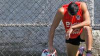 Striker Arsenal Alexis Sanchez menjalani latihan bersama tim nasional Cile di Santiago, 8 November 2016. (AFP/Marcelo Hernandez)