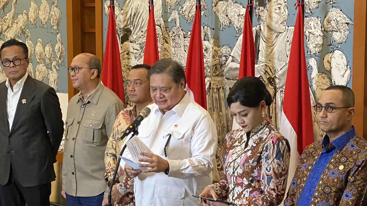 Menteri Koordinator Bidang Perekonomian Airlangga Hartarto