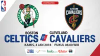 Saksikan Live Streaming Celtics Vs Cavaliers di Bola.com