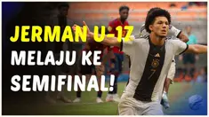 Berita video Timnas Jerman U-17 berhasil melaju ke babak semifinal Piala Dunia U-17 2023, usai menang tipis atas Timnas Spanyol U-17.