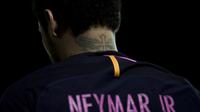Luis Enrique berharap Neymar bisa mencetak hingga 900 gol untuk Barcelona. (AFP/Jorge Guerrero)