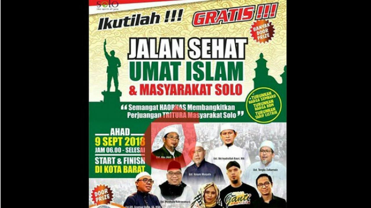 Polresta Solo Larang Jalan Sehat Umat Islam