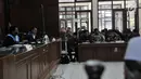 Suasana sidang putusan gugatan HTI diajukan di PTUN Jakarta, Senin (7/5). Pemerintah sebelumnya mencabut badan hukum HTI pada 10 Juli 2017. (Merdeka.com/Iqbal Nugroho)