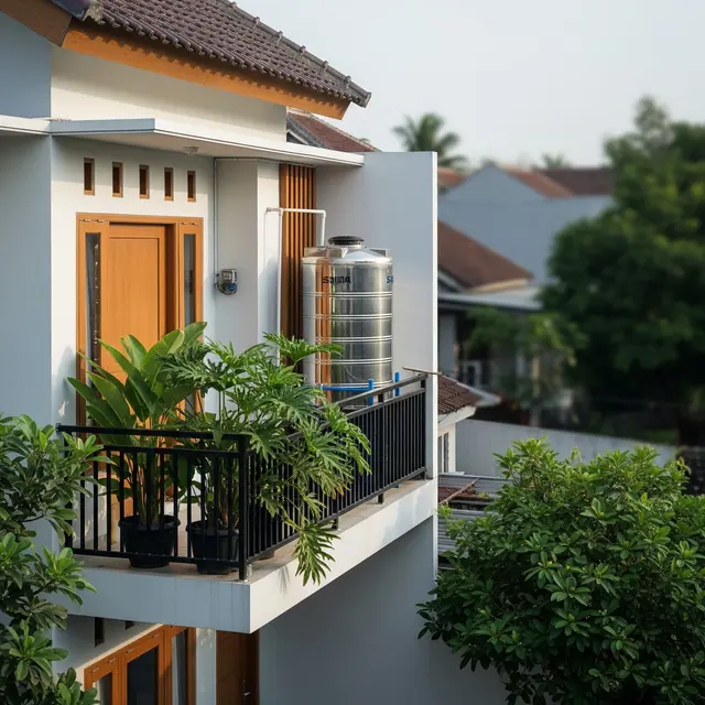 9 Desain Tempat Toren Air di Rumah Minimalis, Estetika dan Fungsional