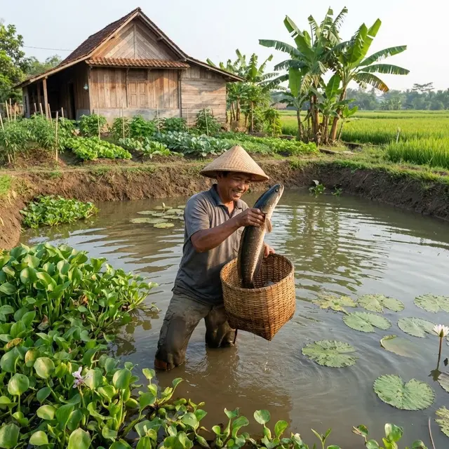 Peluang Ternak Ikan Kolam Tanah di Desa