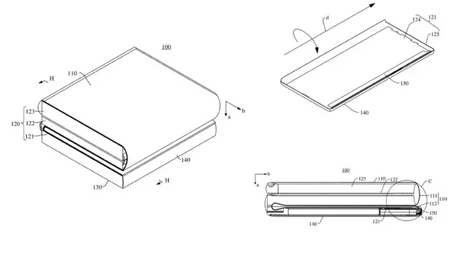 Huawei Kembangkan HP Lipat Tiga Baru, Apa Bedanya? (Doc: PostFast x Xleaks7)