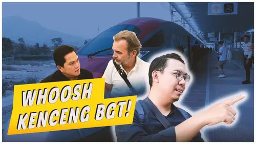 VIDEO Vlog Bola: Kawal Pak Erick Thohir dan FIFA Naik Kereta Cepat Jakarta-Bandung, Kenceng Banget!