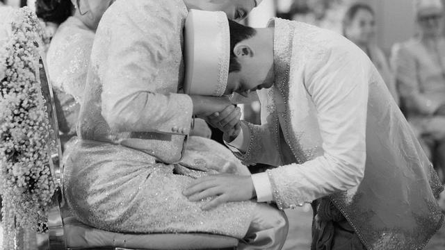 Momen pernikahan Amanda Khairunnisa dan Tavan Dutton (Foto: Instagram @akhairunnisa)