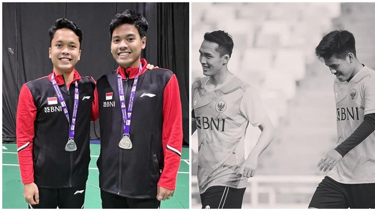 6 Potret Kenangan Syabda Perkasa Belawa dengan Atlet Badminton Indonesia