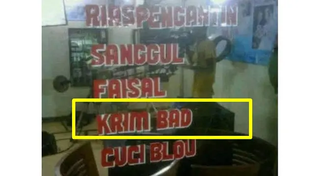 6 Tulisan Sok Bahasa Inggris di Orang Jualan Ini Kocak, Bikin Mikir Keras