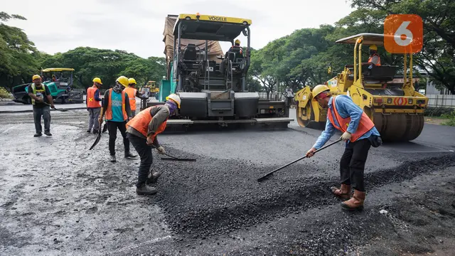 Foto: Penampakan Terbaru Proyek Pembangunan Sirkuit Formula E, Ada yang Sudah Mulai Diaspal
