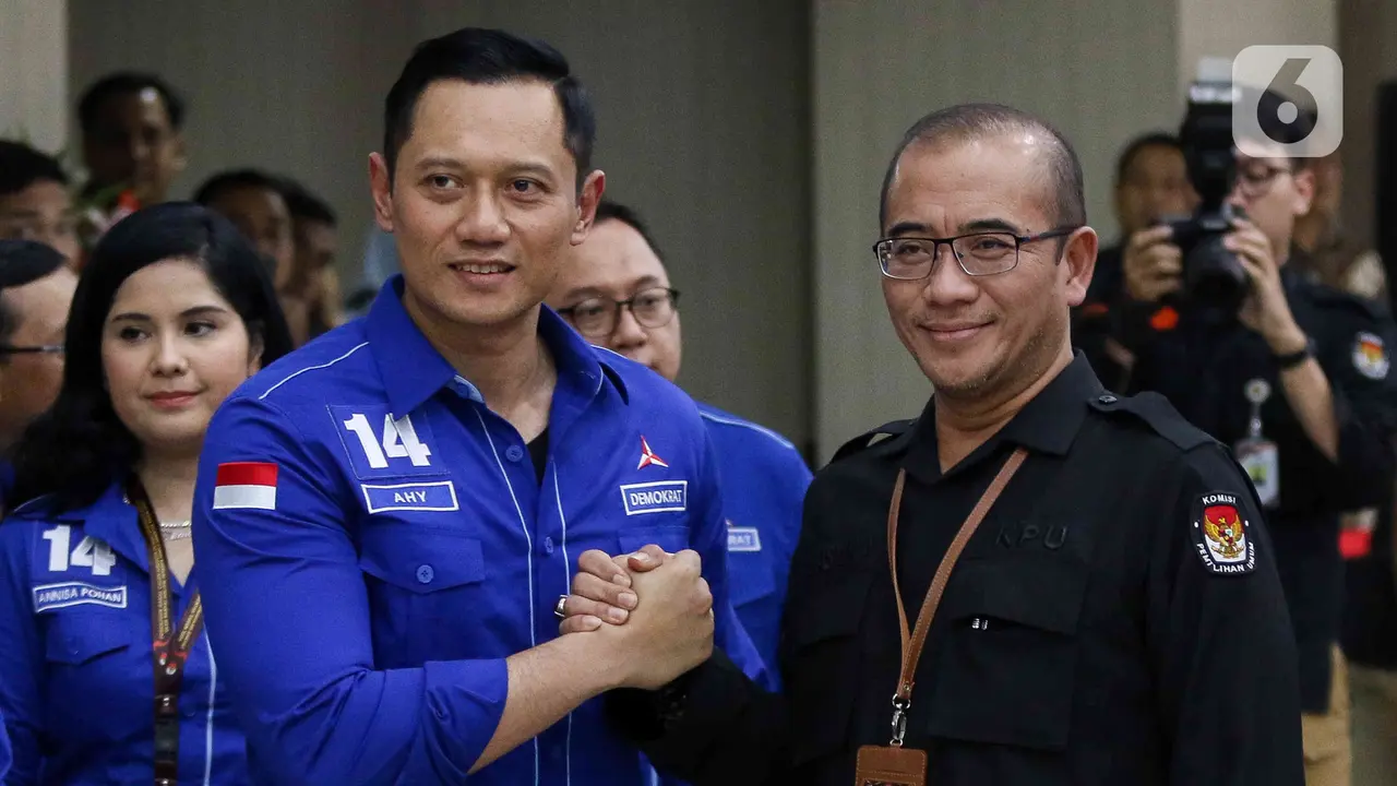 AHY Daftarkan 580 Nama Bacaleg dari Partai Demokrat ke KPU